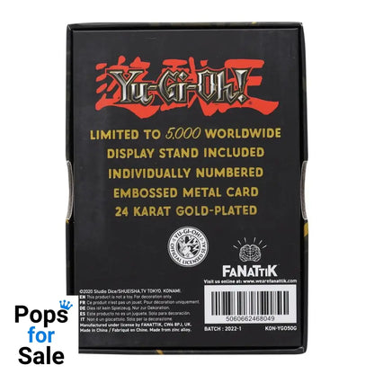 Yu-Gi-Oh! Limited Edition Red Eyes B. Dragon Metal Card Ingot
