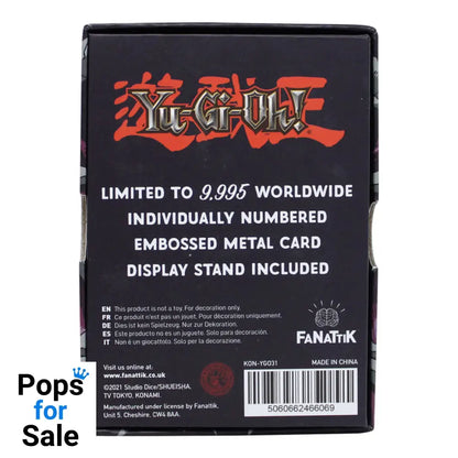 Yu-Gi-Oh! Limited Edition Summoned Skull Metal Card Ingot