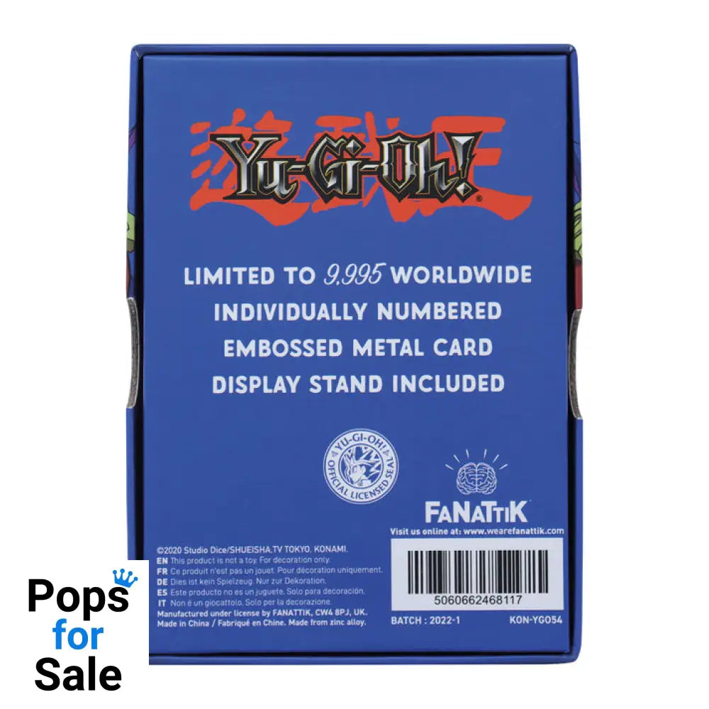 Yu-Gi-Oh! Limited Edition Time Wizard Metal Card Ingot