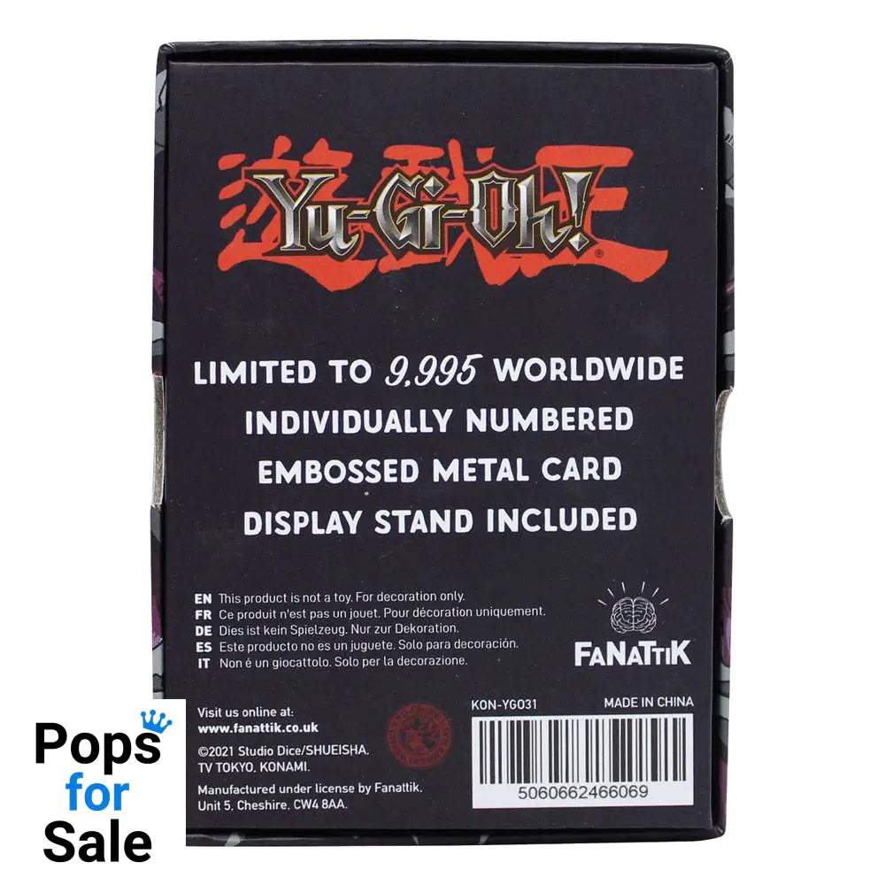 Yu-Gi-Oh! Metal Card Summoned Skull Limited Edition
