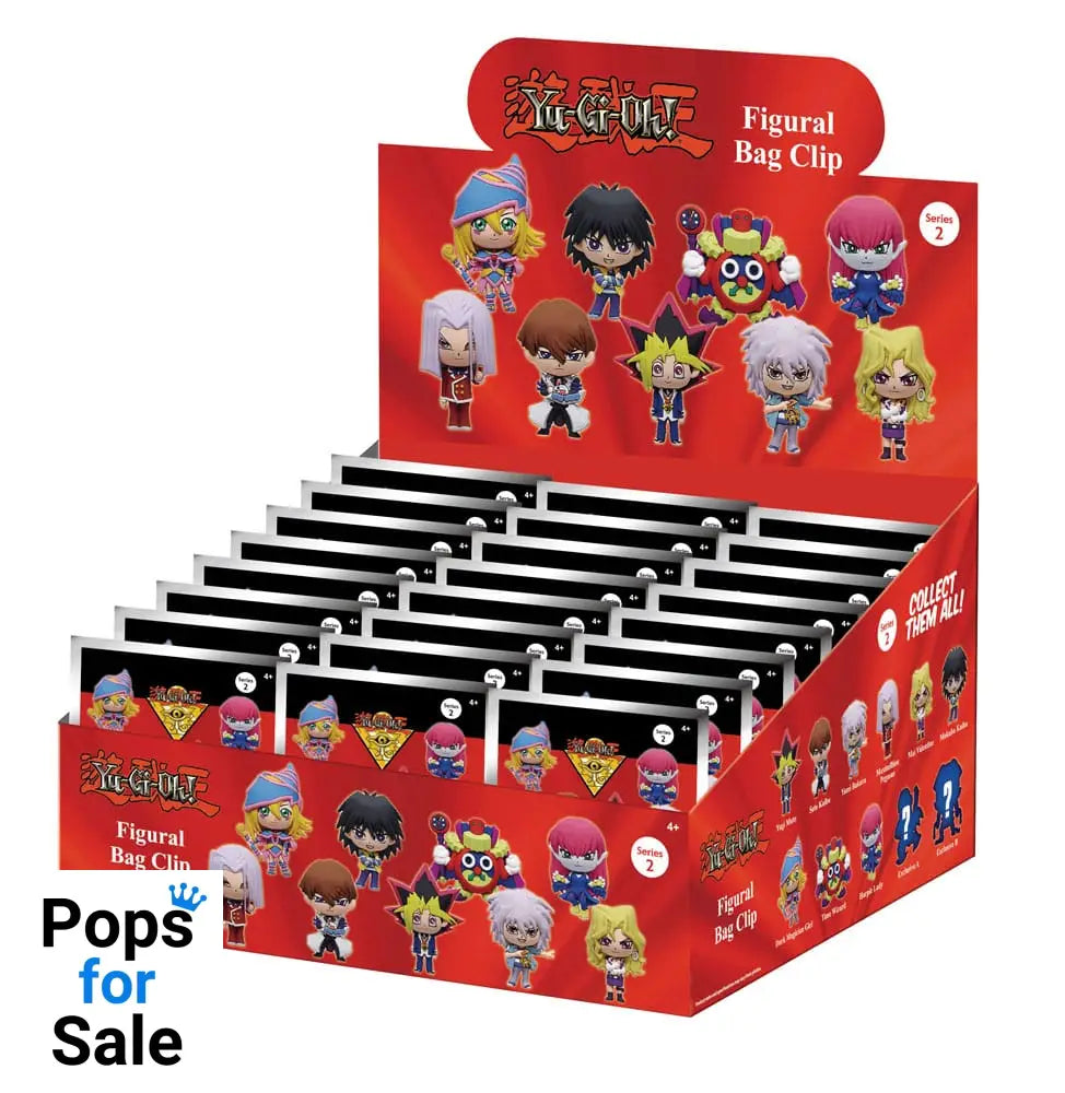 Yu-Gi-Oh PVC Bag Clips Series 2 Display (24)
