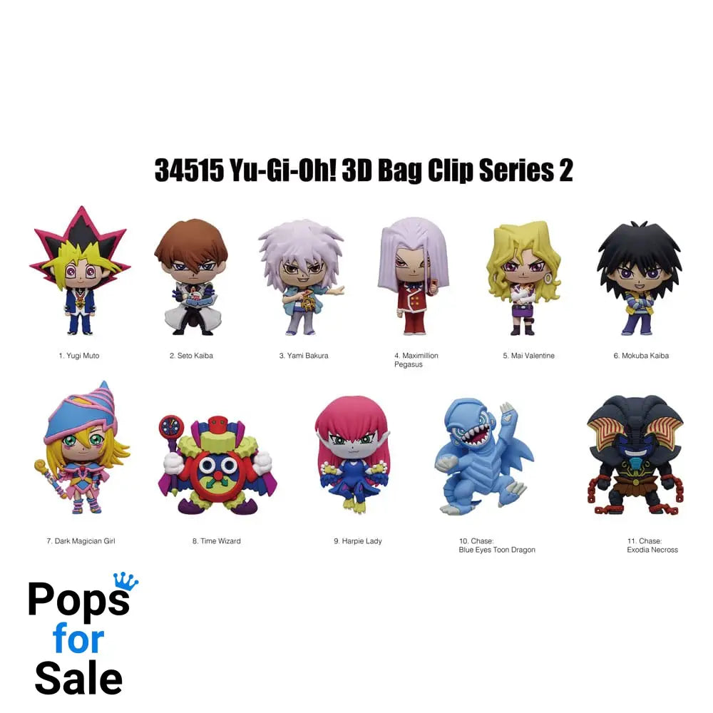 Yu-Gi-Oh PVC Bag Clips Series 2 Display (24)