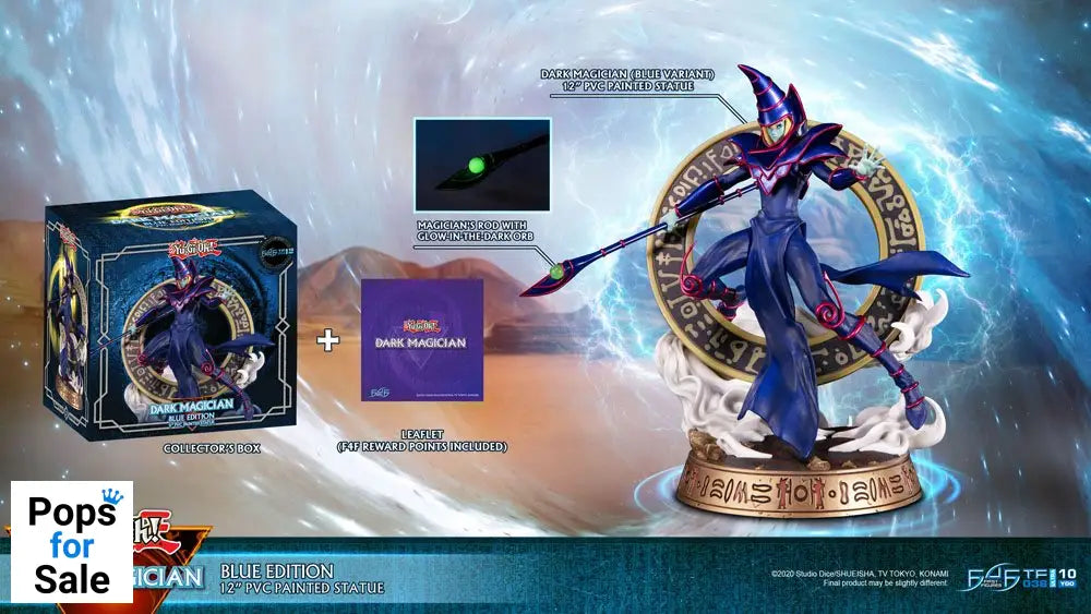 Yu-Gi-Oh! PVC Statue Dark Magician Blue Version 29 cm