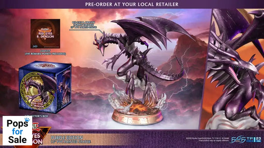 Yu-Gi-Oh! PVC Statue Red-Eyes B. Dragon Purple Colour 33 cm