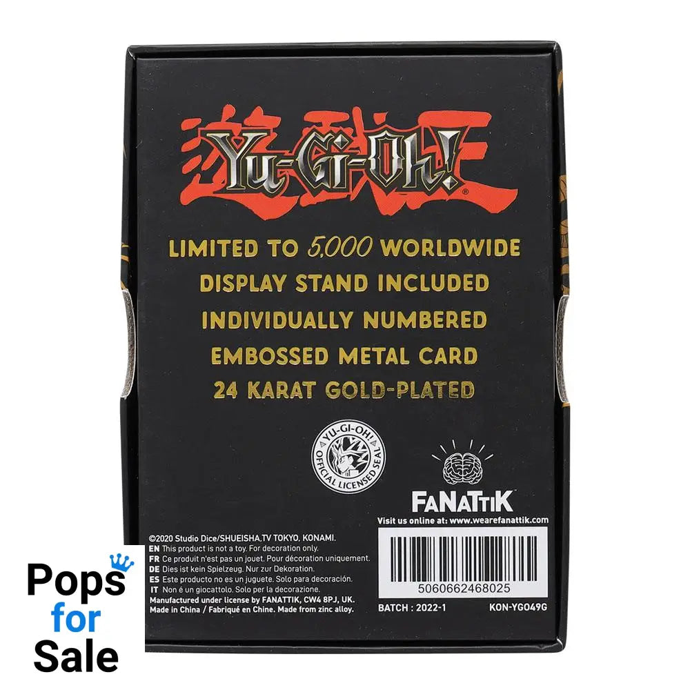 Yu-Gi-Oh! Replica Card B. Skull Dragon (gold plated)