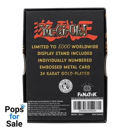Yu-Gi-Oh! Replica Card B. Skull Dragon (gold plated)