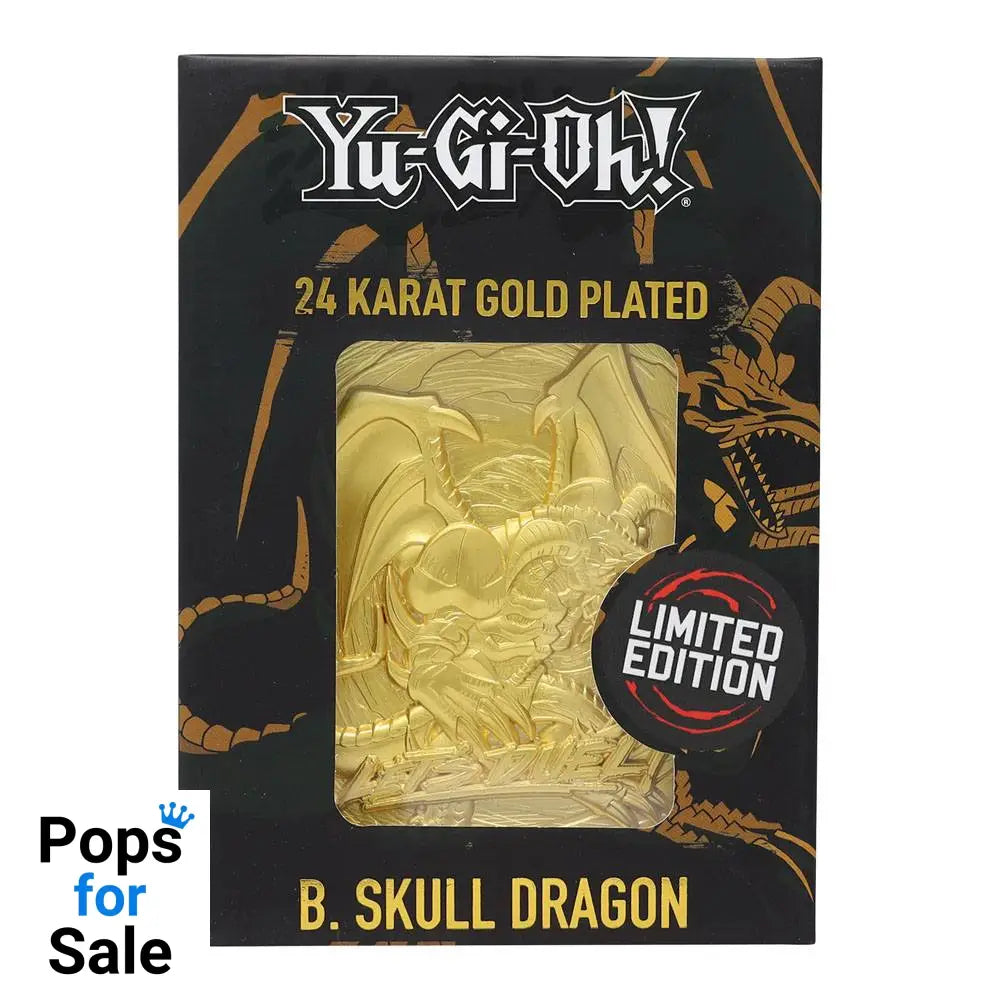 Yu-Gi-Oh! Replica Card B. Skull Dragon (gold plated)