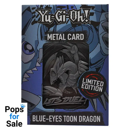 Yu-Gi-Oh! Replica Card Blue Eyes Toon Dragon Limited Edition