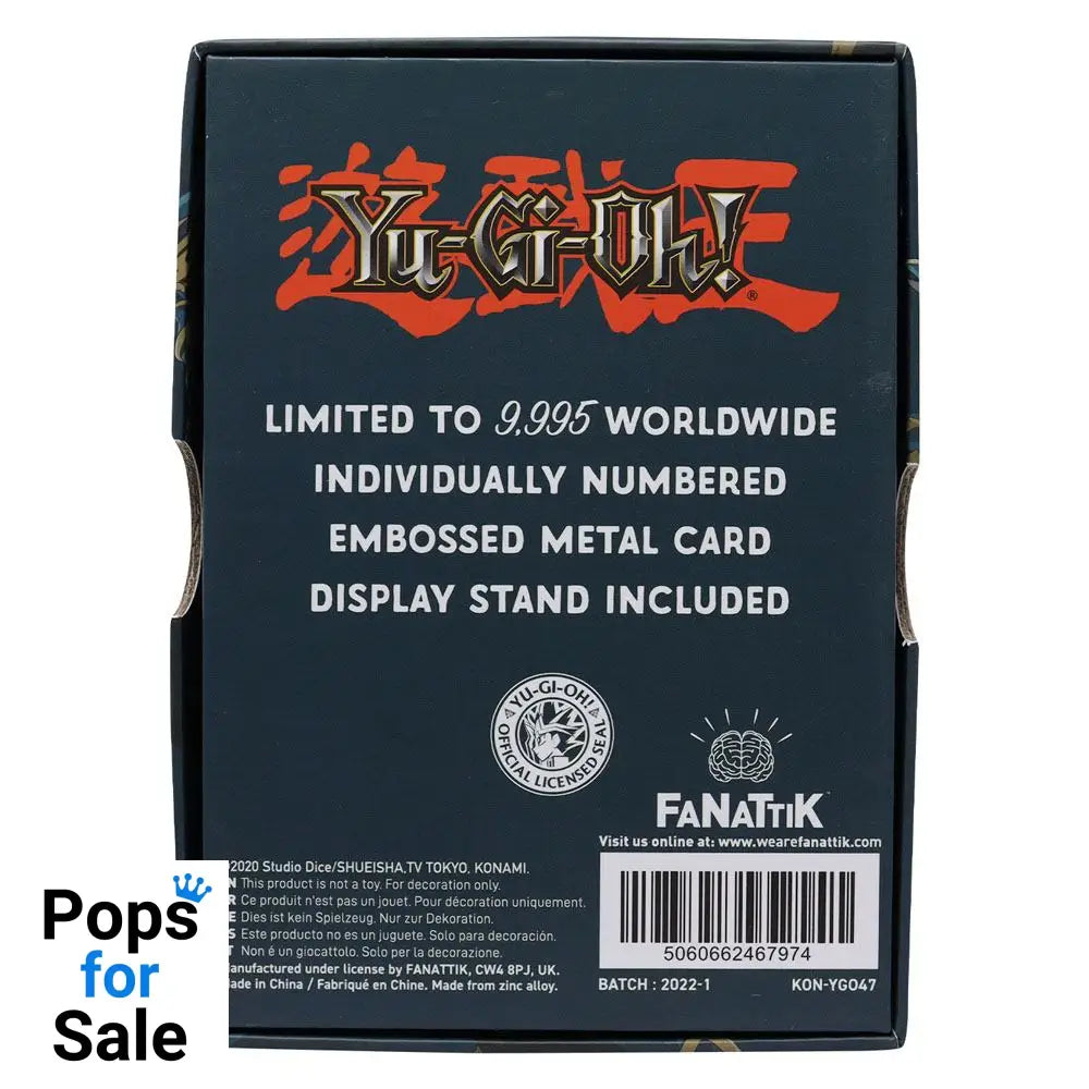 Yu-Gi-Oh! Replica Card Dark Paladin Limited Edition