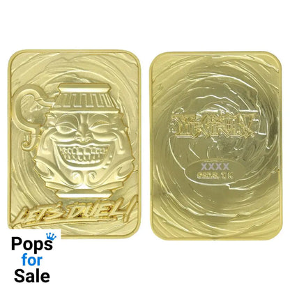 Yu-Gi-Oh! Replica Card Pot of Greed (gold plated) Replicas