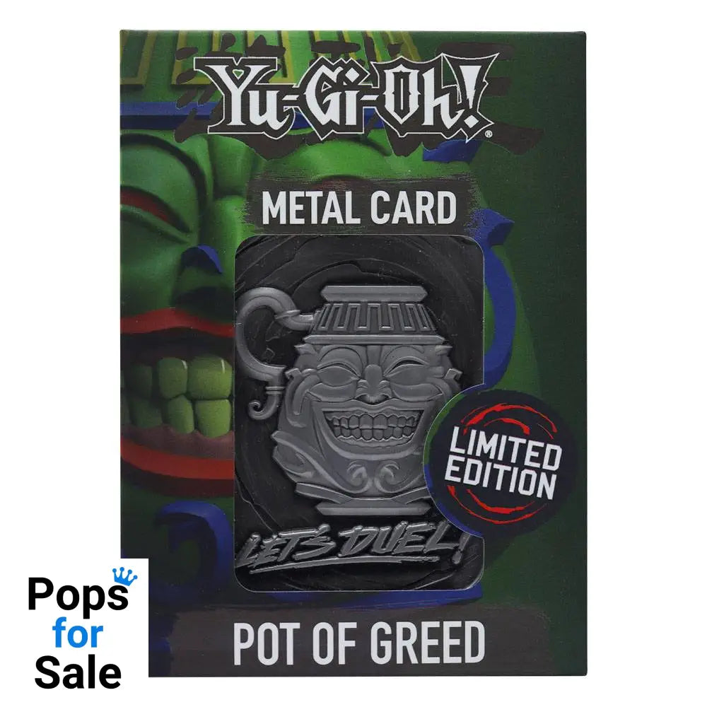 Yu-Gi-Oh! Replica Card Pot of Greed Limited Edition Replicas