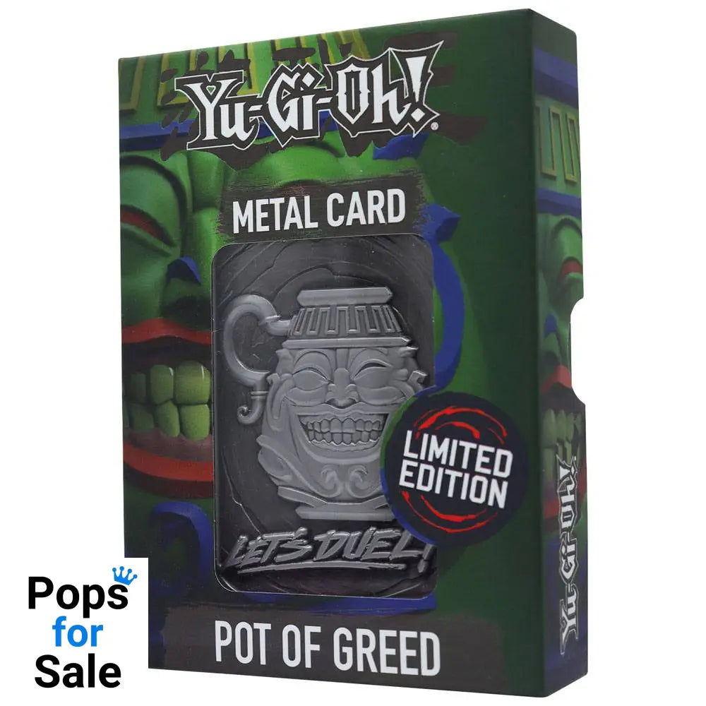 Yu-Gi-Oh! Replica Card Pot of Greed Limited Edition