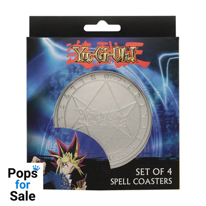 Yu-Gi-Oh! Set of 4 Embossed Metal Coasters Coasters