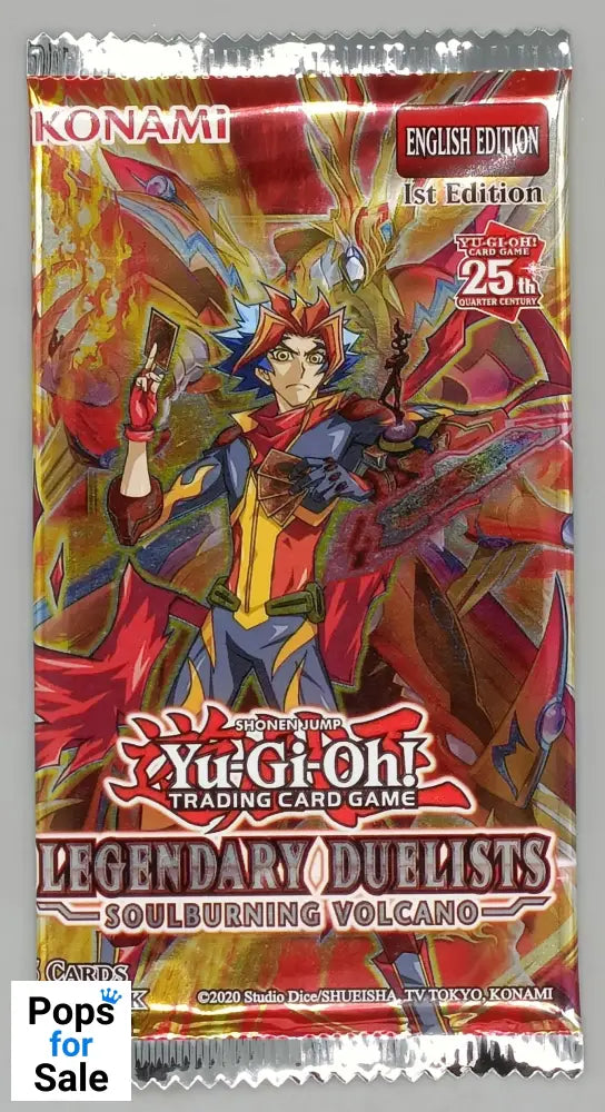 Yu-Gi-Oh! Trading Card Game Legendary Duelists Soulburning Volcano 5-Card Booster Pack