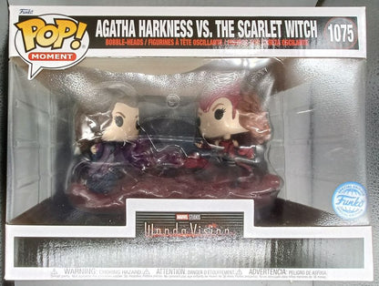 1075 Agatha Harkness vs. The Scarlet Witch TV Moment Funko POP - Box Damaged