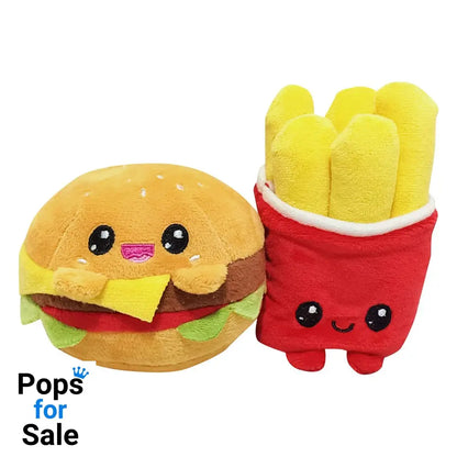 Yummis Together Plush Figures 2 Pack Burger & Fries in Take Away Bag 21 cm