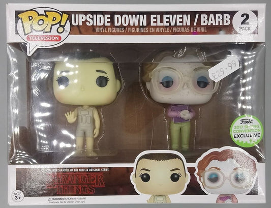 [2 Pack] Upside Down Eleven / Barb Stranger Things 20 Box Damaged Funko POP