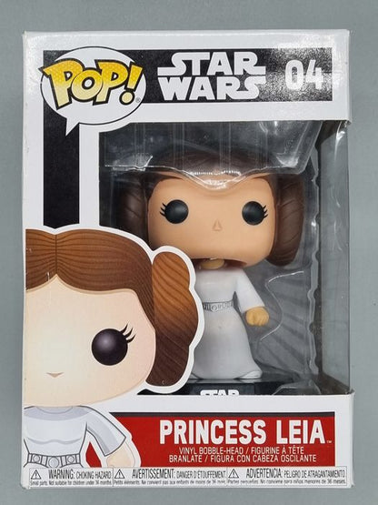 #04 Princess Leia - Star Wars - Box Damaged Funko POP