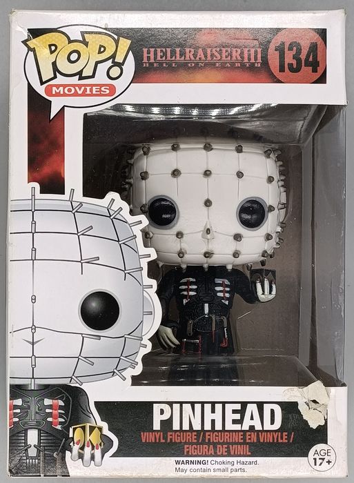 #134 Pinhead - Horror - Hellraiser III - Box Damaged Funko POP