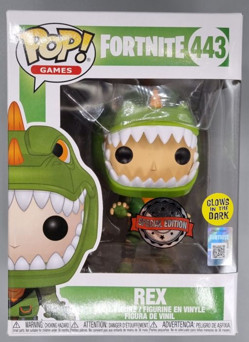 #443 Rex - Glow - Fortnite Funko POP