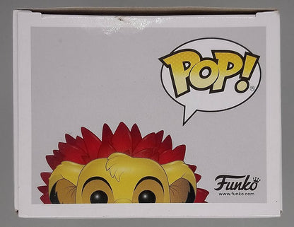 #302 Simba (Leaf Mane) - Flocked - Disney Lion King - Box Damaged Funko POP