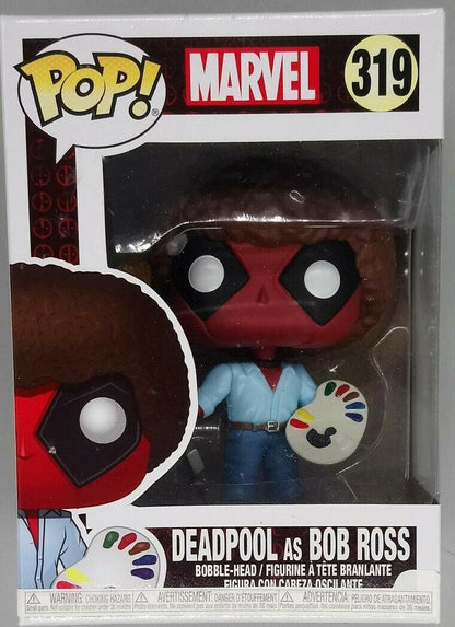319 Deadpool as Bob Ross - Marvel Deadpool Funko POP