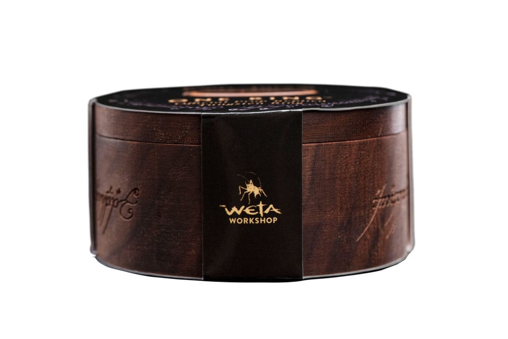 Lord of the Rings The One Ring with Runes (Tungsten Ring - Gold Plated) Size 10