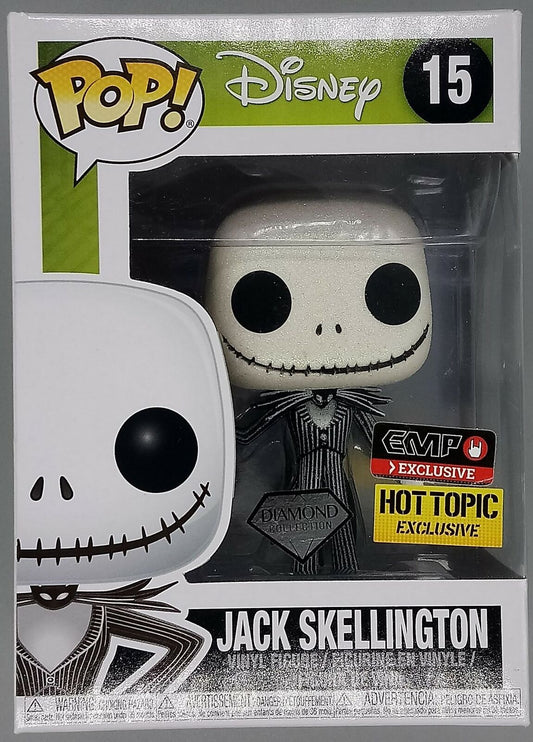 #15 Jack Skellington - Diamond Nightmare Before Christmas Funko POP