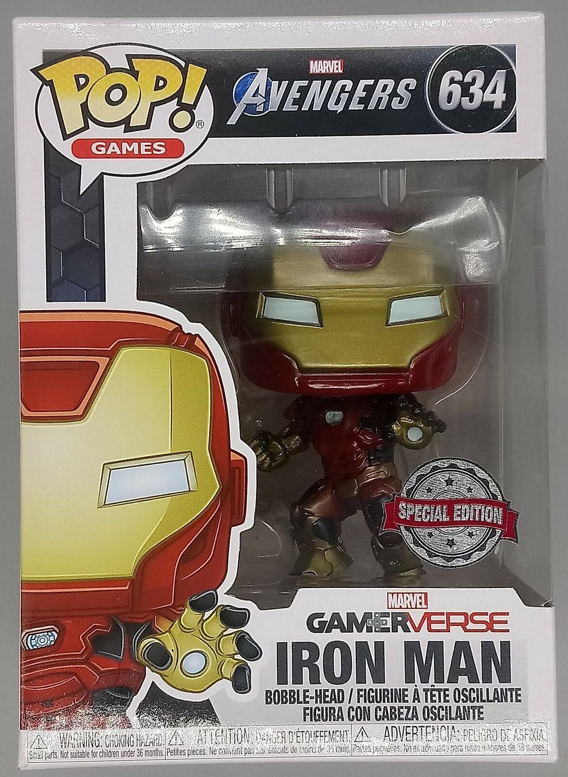 #634 Iron Man (Space) - Marvel Avengers Game Funko POP