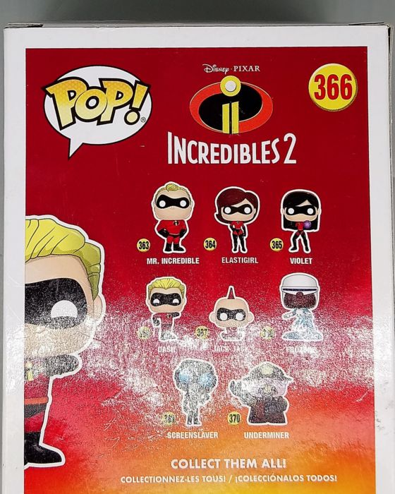 366 Dash - Disney The Incredibles 2 - Funko POP - Box Damaged