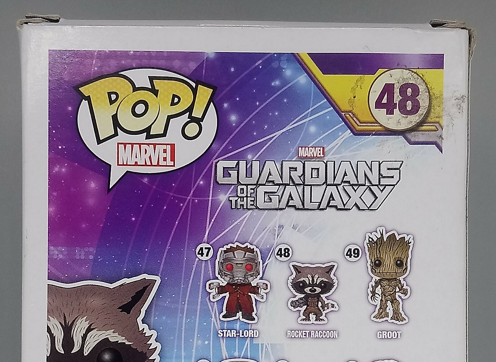 #48 Rocket Raccoon Marvel Guardians of the Galaxy - Box Damaged Funko POP