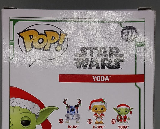 #277 Yoda (Santa) - Star Wars - Holiday - Box Damaged Funko POP