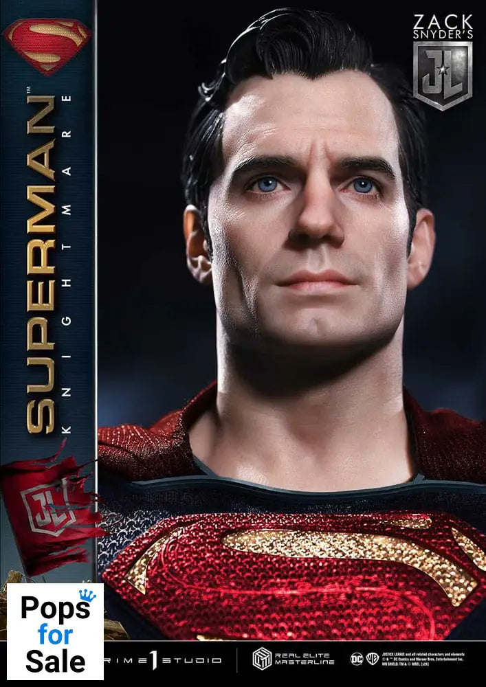 Zack Snyder's Justice League Real Elite Masterline Series Statue 1/3 Superman Knightmare Color Edition 95 cm