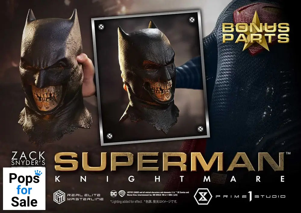 Zack Snyder's Justice League Real Elite Masterline Series Statue 1/3 Superman Knightmare Color Edition Deluxe Bonus Ver. 95 cm