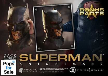 Zack Snyder's Justice League Real Elite Masterline Series Statue 1/3 Superman Knightmare Color Edition Deluxe Bonus Ver. 95 cm