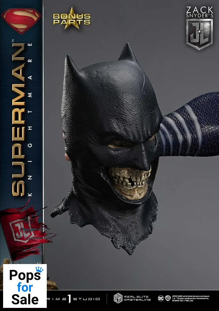 Zack Snyder’s Justice League Real Elite Masterline Series Statue 1/3 Superman Knightmare Color Edition Deluxe Bonus