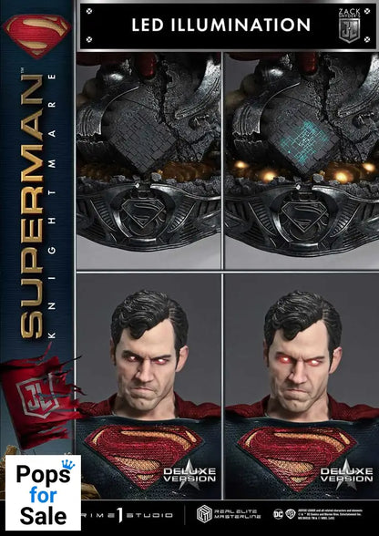 Zack Snyder's Justice League Real Elite Masterline Series Statue 1/3 Superman Knightmare Color Edition Deluxe Ver. 95 cm