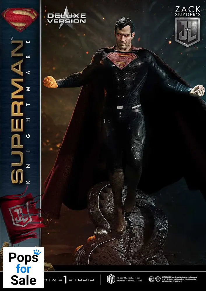 Zack Snyder's Justice League Real Elite Masterline Series Statue 1/3 Superman Knightmare Color Edition Deluxe Ver. 95 cm
