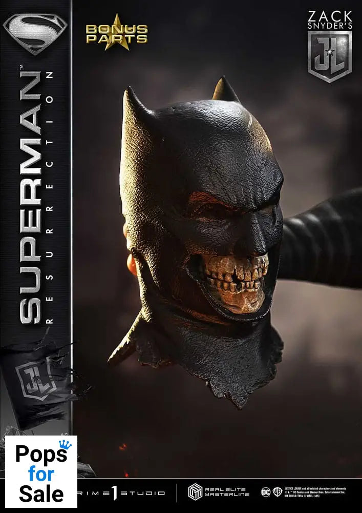 Zack Snyder's Justice League Real Elite Masterline Series Statue 1/3 Superman Resurrection Deluxe Bonus Ver. 95 cm