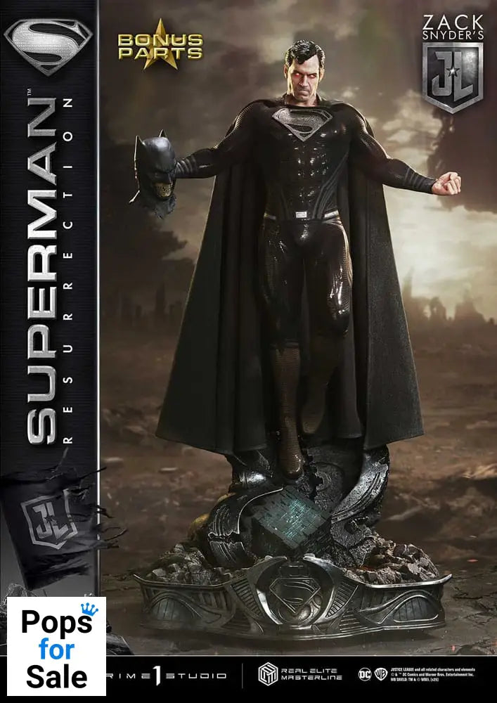 Zack Snyder's Justice League Real Elite Masterline Series Statue 1/3 Superman Resurrection Deluxe Bonus Ver. 95 cm