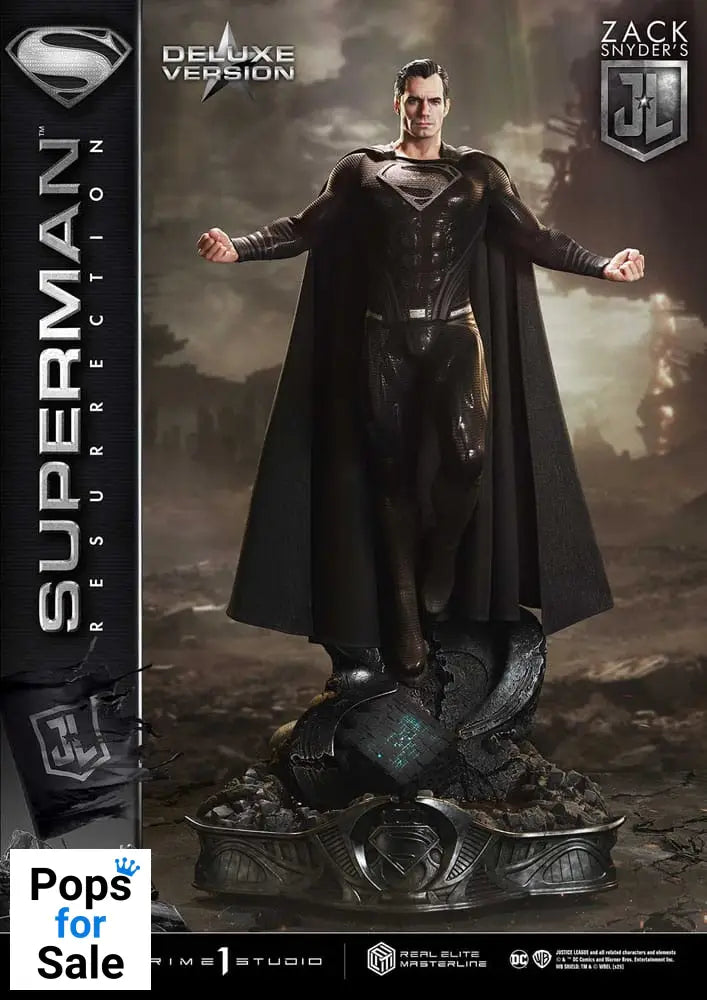 Zack Snyder's Justice League Real Elite Masterline Series Statue 1/3 Superman Resurrection Deluxe Ver. 95 cm
