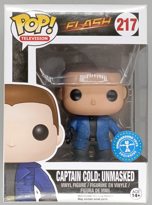#217 Captain Cold: Unmasked - DC The Flash - Box Damaged Funko POP