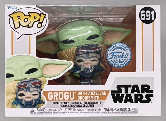 691 Grogu w/Anzellan Droidsmith - Star Wars The Mandalorian Funko POP