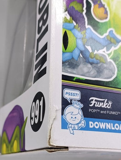#991 Green Goblin Glow - Marvel Monster Hunters Mech Box Damaged Funko POP