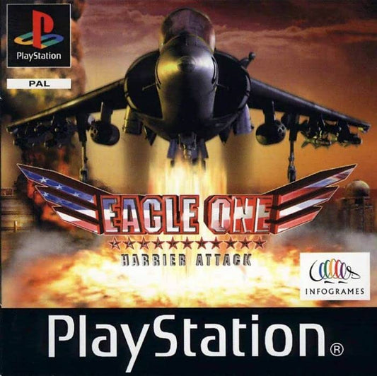 Eagle One Harrier Attack for Sony Playstation 1 - [Just Disc]