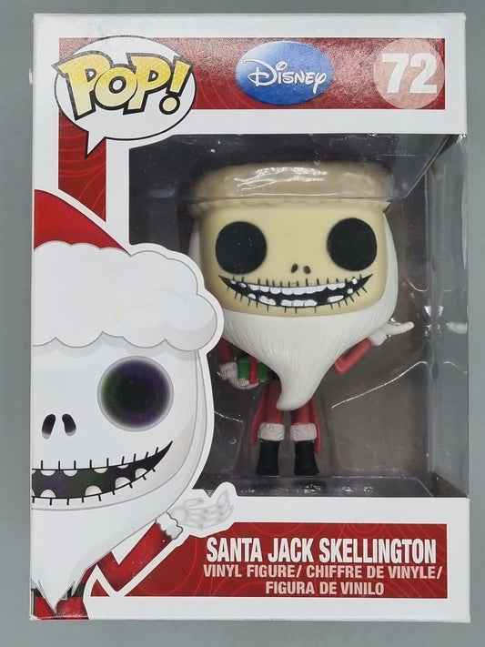 72 Santa Jack Skellington Disney The Nightmare Before Christmas Funko POP