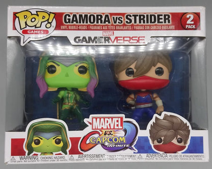 [2 Pack] Gamora vs Strider - Capcom Marvel Games Box Damaged Funko POP