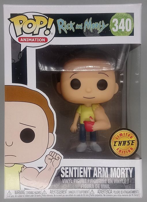 #340 Sentient Arm Morty (Thumbs Up) Chase Rick and Mo Box Damaged Funko POP