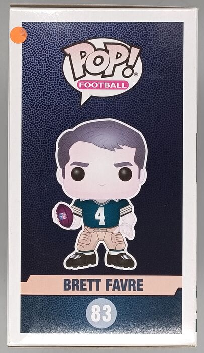 #83 Brett Favre - NFL Green Bay Packers Home Jersey - Box Damaged Funko POP