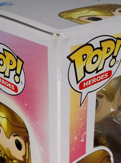 324 Wonder Woman (Golden Armor Flying) DC WW84 Box Damaged Funko POP